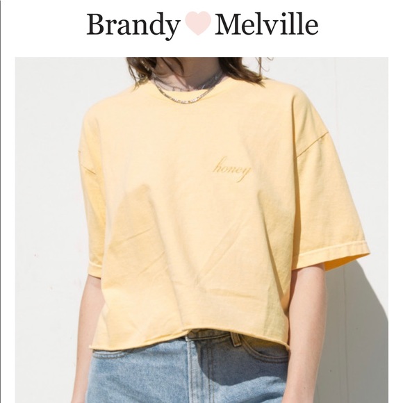 brandy melville honey t-shirt - Picture 1 of 4